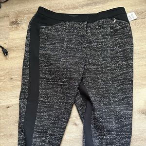 NWT black and gray pants size 16